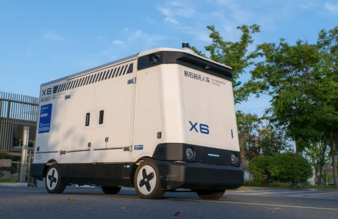新石器无人车 X6 装载容积 6m³，最高时速 70km/h | 图片来源：新石器官网
