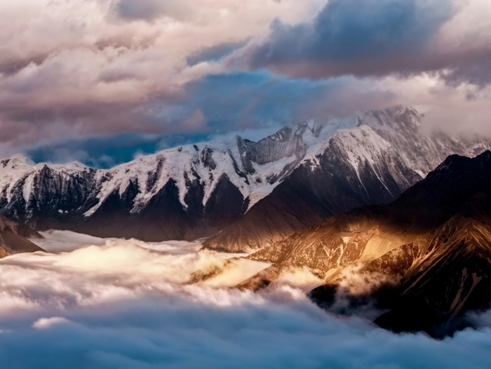 组图：贡嘎群峰