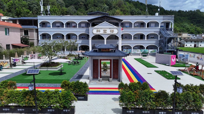 梯云轩民宿（原隘子小学）建设后。