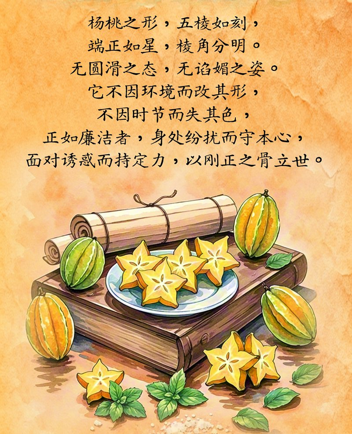“果说”廉韵丨杨桃：清正立身 星果明志