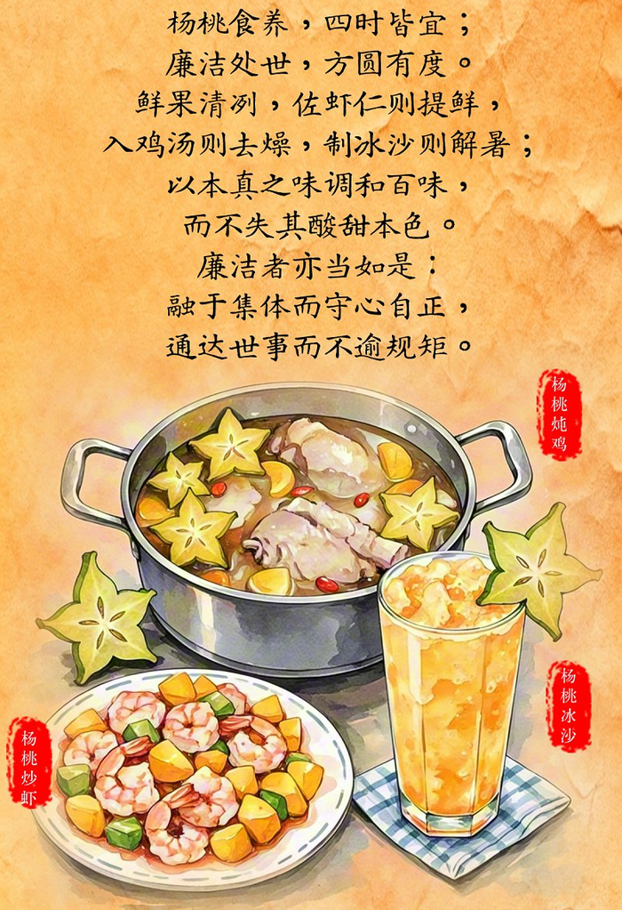 “果说”廉韵丨杨桃：清正立身 星果明志