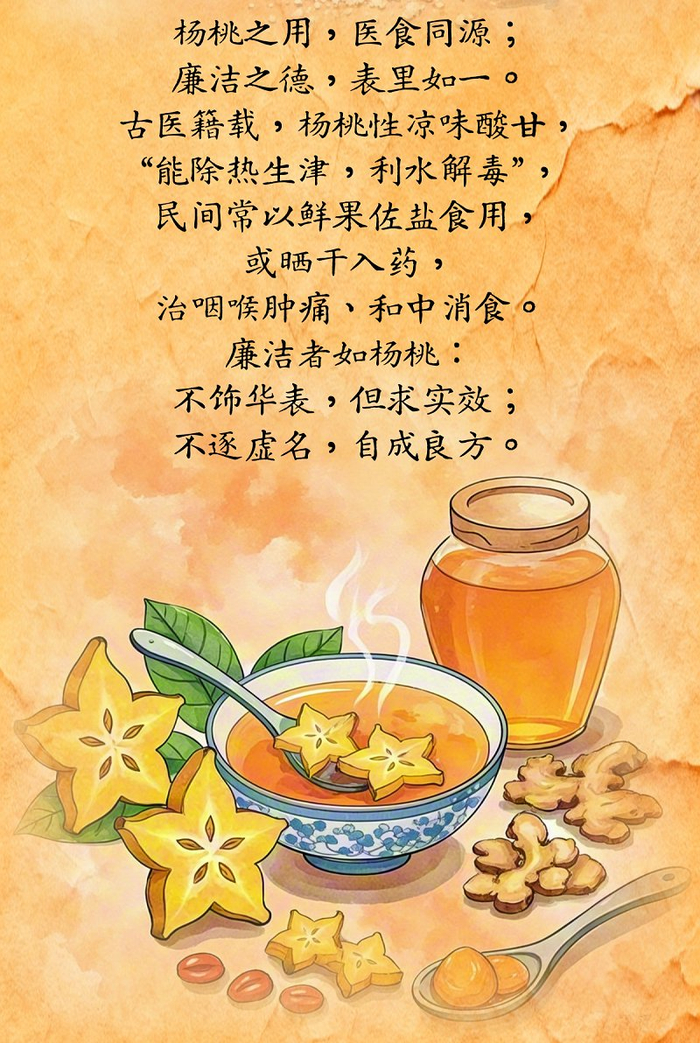 “果说”廉韵丨杨桃：清正立身 星果明志