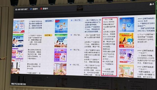 使用多维表格批量生产商品海报 图片来源：每经记者 李宇彤 摄