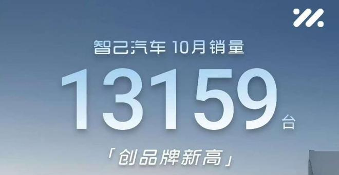 ▲智己汽车10月销量
