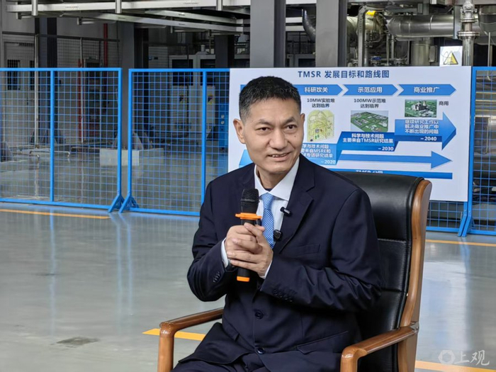 上海应物所所长戴志敏。黄海华 摄