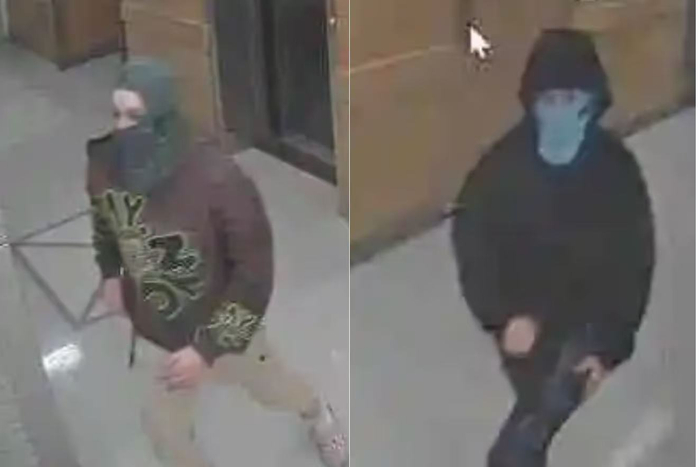 △波士頓警方公布的監(jiān)控錄像畫面