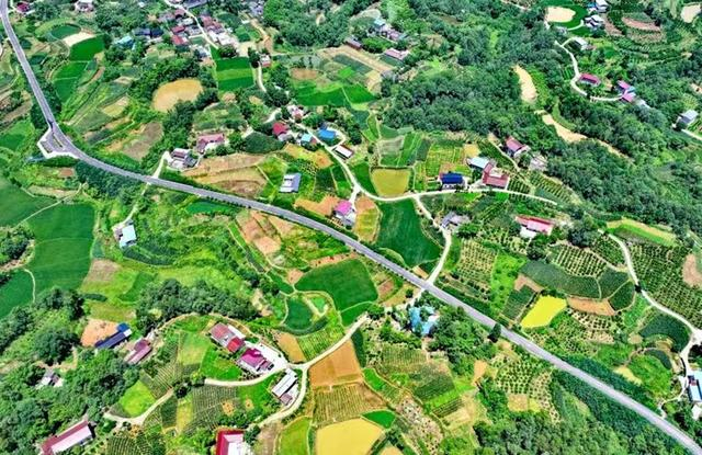 （乡村硬化道路“串联”起每家每户 潘建勇摄）