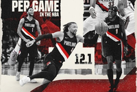 五小阵容！开拓者晒数据海报：场均12.1次抢断！联盟第一！