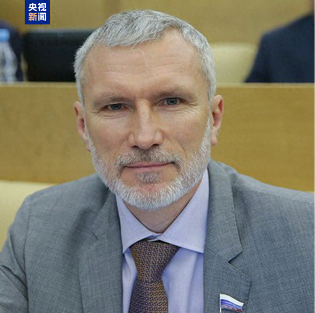 俄国家杜马国防委员会第一副主席茹拉夫廖夫 图源：央视新闻