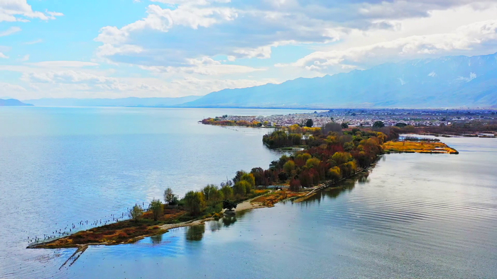 洱海秋景