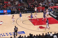 武器大师！武切维奇弧顶启动 过掉恩比德单臂隔扣霸气侧漏