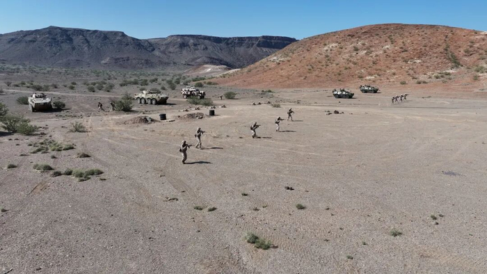 ▲步坦协同联合“清剿” 