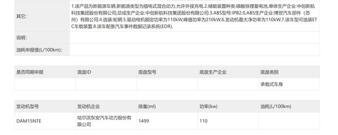 ▲小鹏X9增程版动力系统信息