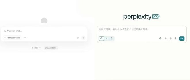 图｜Dia首页截图；Comet首页截图