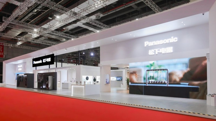 图：第八届进博会松下展台