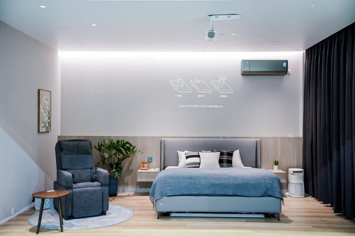 图：第八届进博会松下展台-生活空间