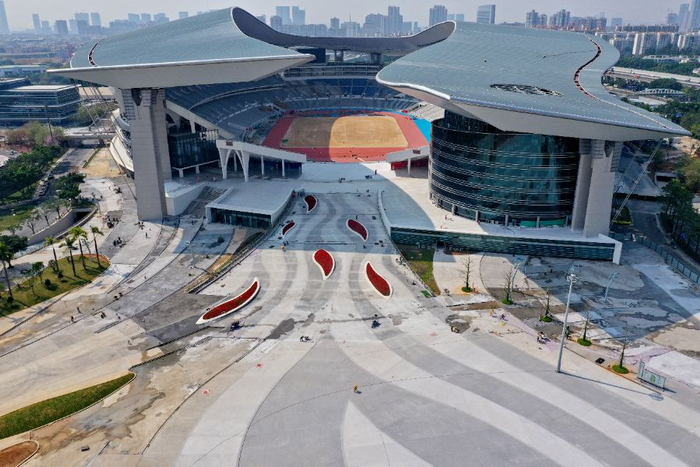 广东省奥林匹克体育中心。图源十五运会和残特奥会广州赛区执委会。