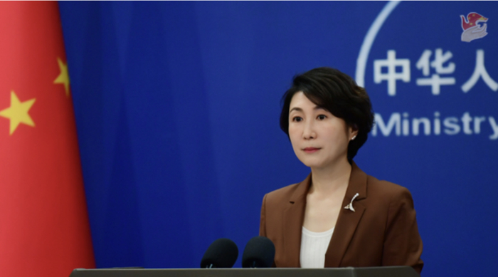 外交部发言人 毛宁 资料图 图源：外交部网站