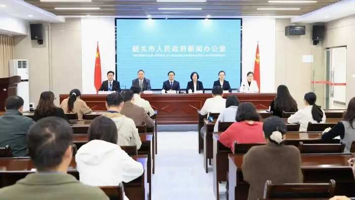 发布会现场。韶关市融媒体中心记者 张伟 摄