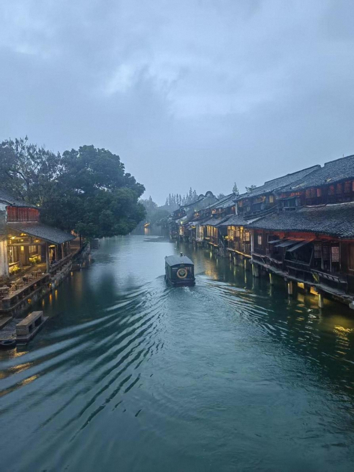 雨中乌镇。中国军网记者 赵松岩 摄