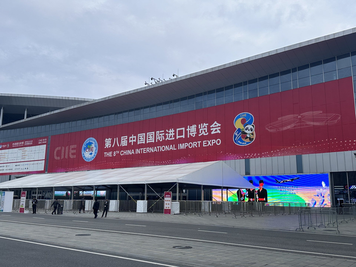 第八届进博会于11月5日至10日在上海举办 图片来源：每经记者 许立波 摄