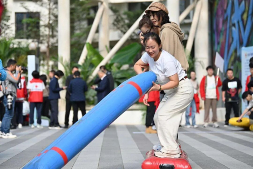 ▲比赛项目“争分夺秒”