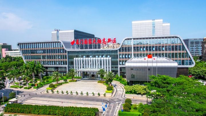 厦门火炬高新区里的火炬广场。（厦门火炬高新区供图）
