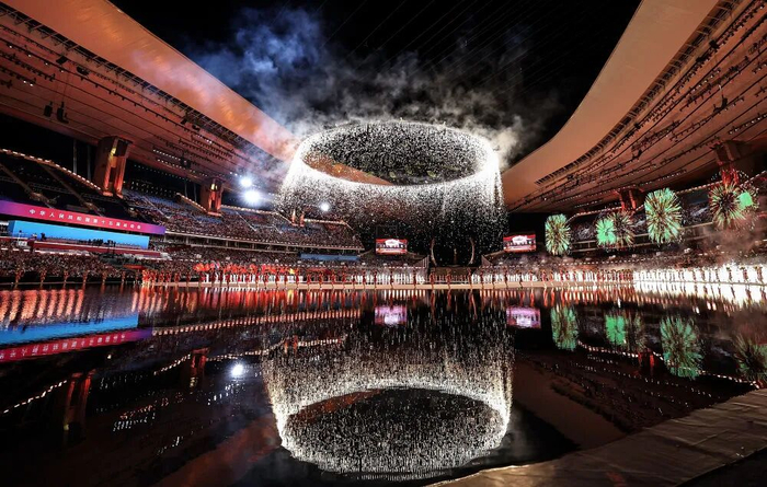 这是开幕式现场。新华社记者 潘昱龙 摄