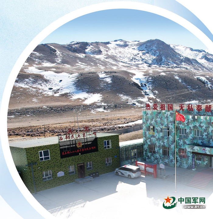 　　新疆生产建设兵团第五师八十八团卡昝河民兵哨所全貌。祖力喀尔江摄