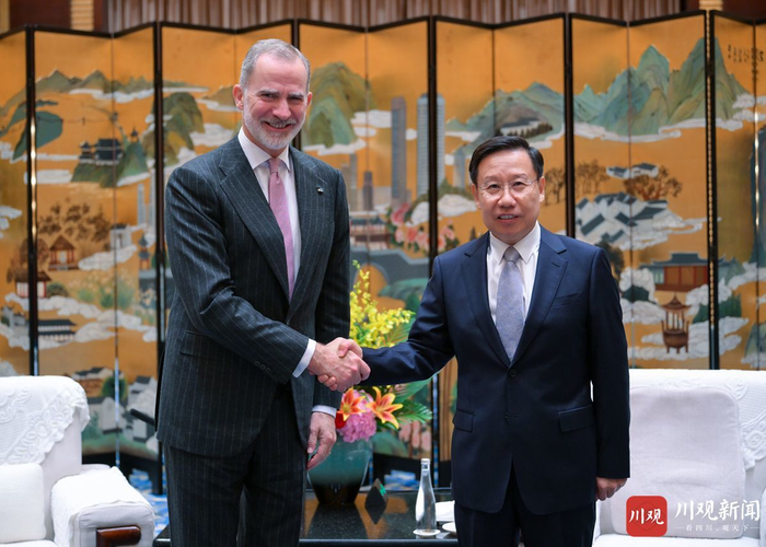 西班牙国王将四川作为访华首站，四川省委书记：深受鼓舞