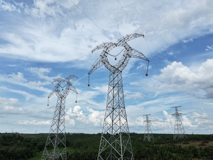 海南500千伏主网架工程。