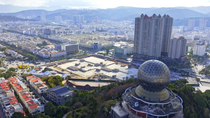 大理市下沉式污水处理厂项目藏身在城市生态公园下