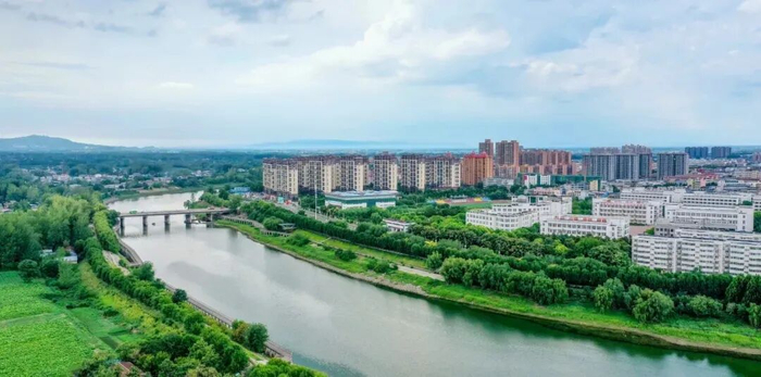 北汝河湿地公园风光旖旎。签约摄影师 黄晓伟 摄