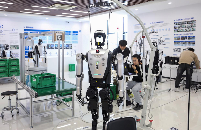 查看人形机器人测试数据