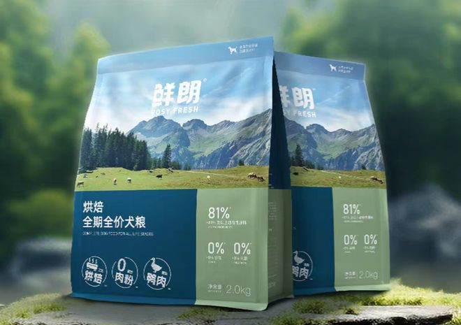 鲜朗低温烘焙犬粮 来源：网络