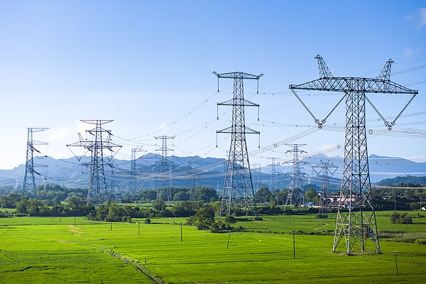 位于安徽省芜湖市的‘西电东送’特高压通道