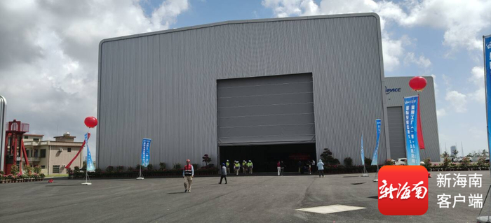 海南星际荣耀运载火箭总装总测复用工厂。记者 吴岳文 摄