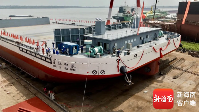 全国首艘运载火箭回收船“星际归航”号即将交付。受访企业供图