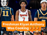 瓜哥+VJ观战！安东尼儿子砍18分 NCAA3战场均17.3分&命中率63.6%