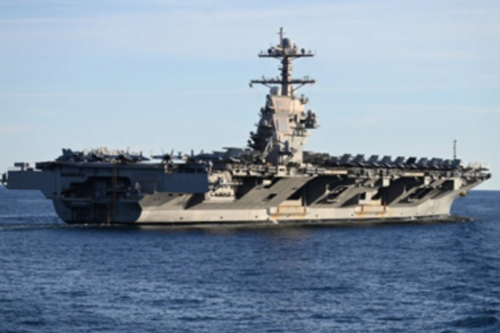 △“福特”號(hào)航母（資料圖）