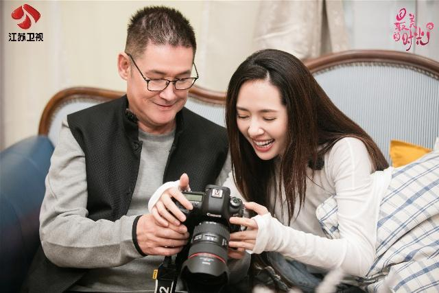 郭碧婷与父亲合影