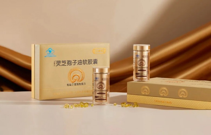 图为芝神堂灵芝孢子油软胶囊