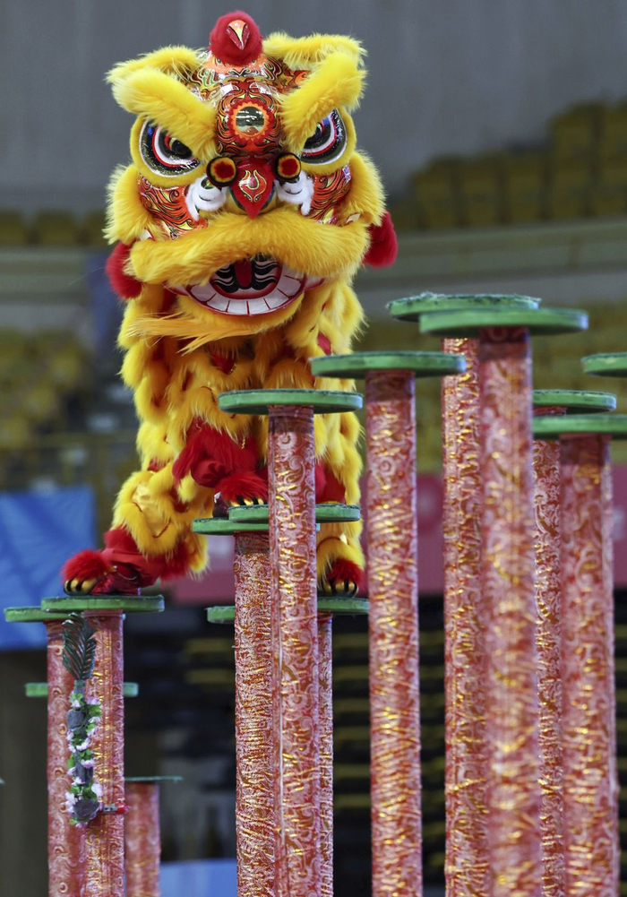 11月11日，粤港澳联队在比赛中。最终，粤港澳联队获得一等奖。新华社记者 王鹏 摄