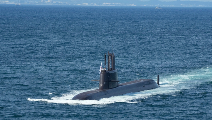   韩国“申采浩”号潜艇（与“安武”号同级）（美联社资料图片）