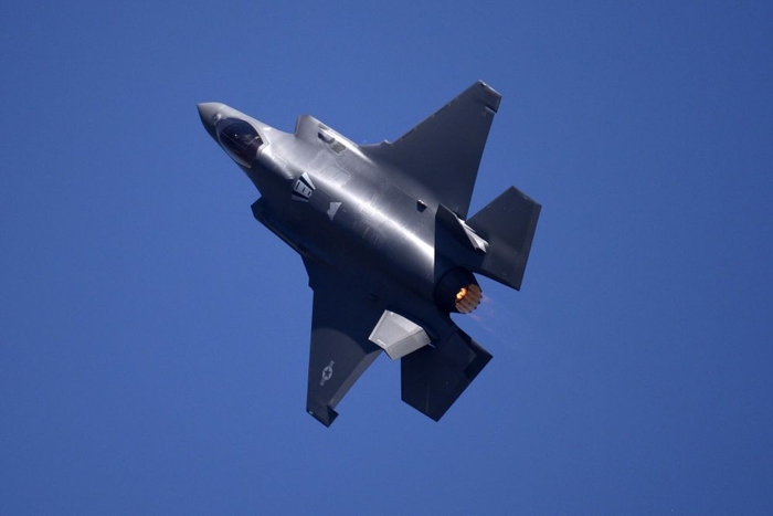 F-35隐形战斗机。图片来源：央视新闻