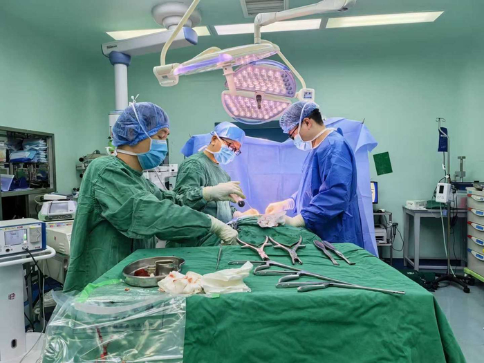 ▲手术中