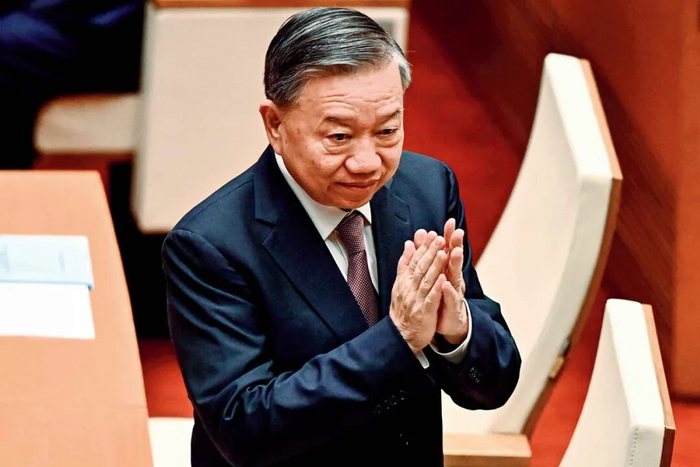 越共中央总书记苏林  图/视觉中国