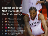 TA评选21世纪十大精彩瞬间：詹姆斯抢七大帽一哥第一&科比81第二