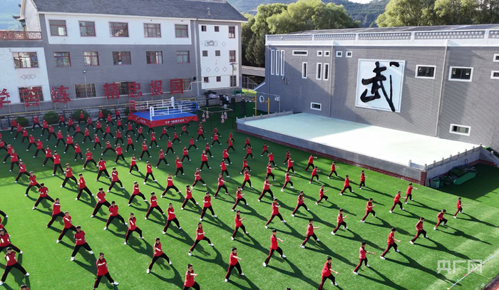 崆峒文武学校教学现场（央广网记者 寇刚 摄）