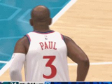 从家乡开始退役巡演！保罗首节登场上来就进3分 再助攻哈登1个3分